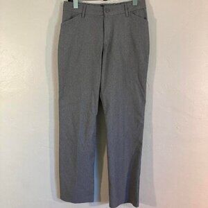 Lee Slacks Light Grey Heather‎ Trousers Wrinkle Free Slacks